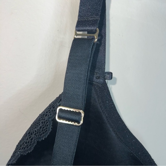 Cacique Extra Soft Lightly Lined Full Coverage Bra Black Size 42D - Picture 3 of 7